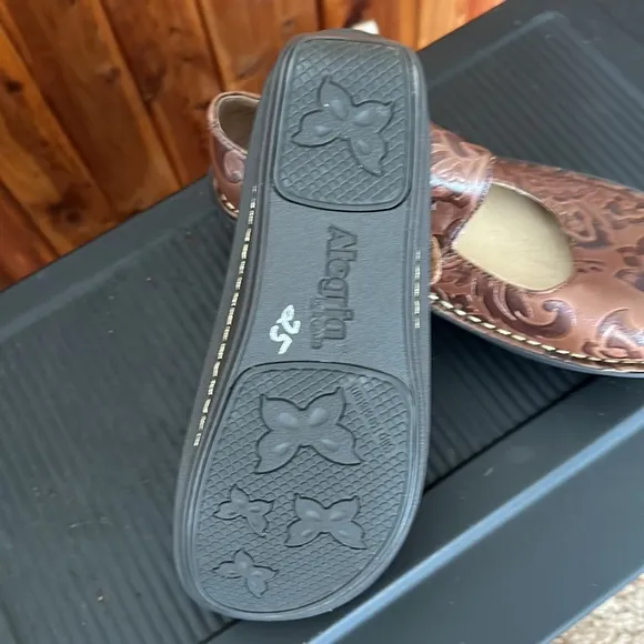 💜💜 ALGERIA MaryJane Brown Leather Shoes Size 37