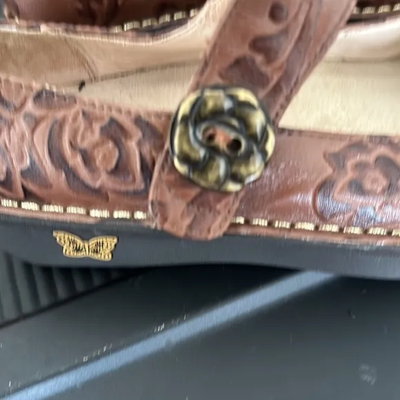💜💜 ALGERIA MaryJane Brown Leather Shoes Size 37