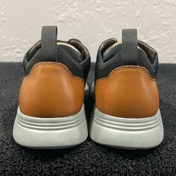 🔥🔥 Johnston &amp; Murphy Amherst Knit U-Throat Casual Sneaker Men Sz 10.5 - PERFEC