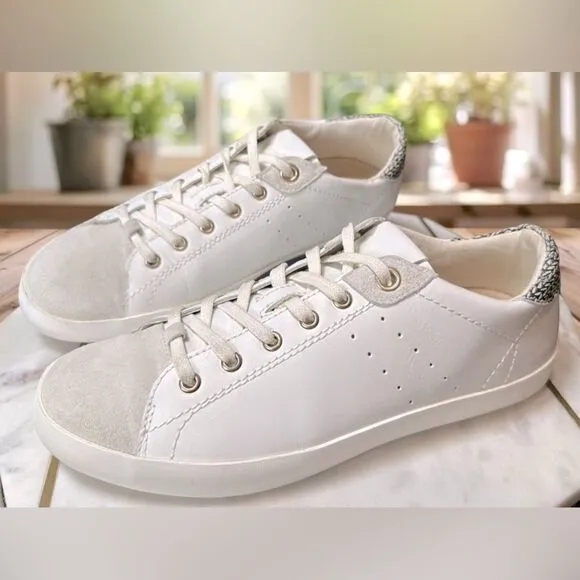 🔥 Massimo Dutti Contrasting Leather Suede Sneakers Shoes Size 40 EU 9 US