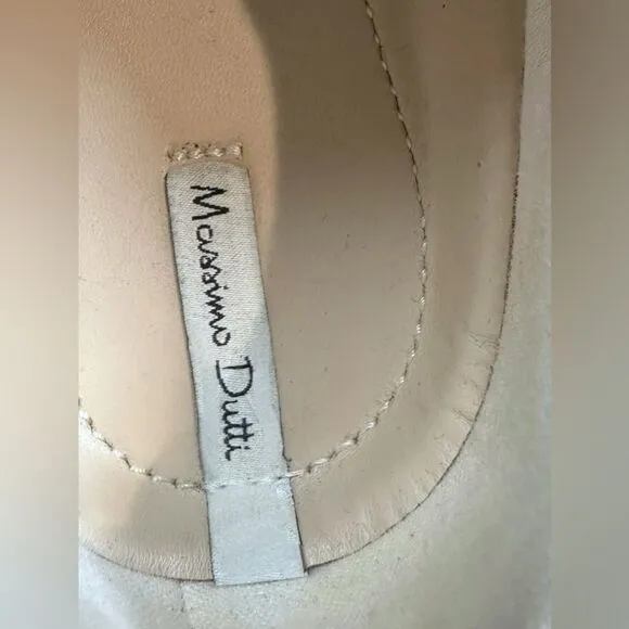 🔥 Massimo Dutti Contrasting Leather Suede Sneakers Shoes Size 40 EU 9 US