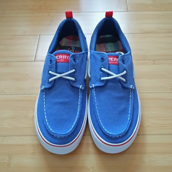 -NEW- Men's Sperry Bahama 3-Eye Boat Shoes 9.5