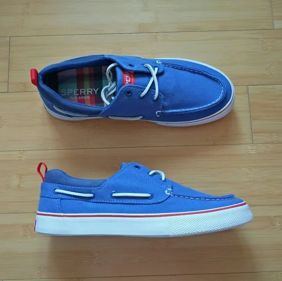 -NEW- Men's Sperry Bahama 3-Eye Boat Shoes 9.5