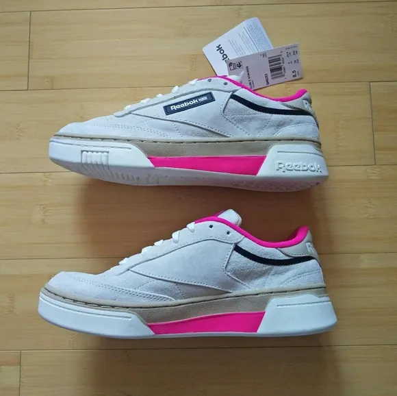-NEW- Reebok Club C Stacked Sneakers