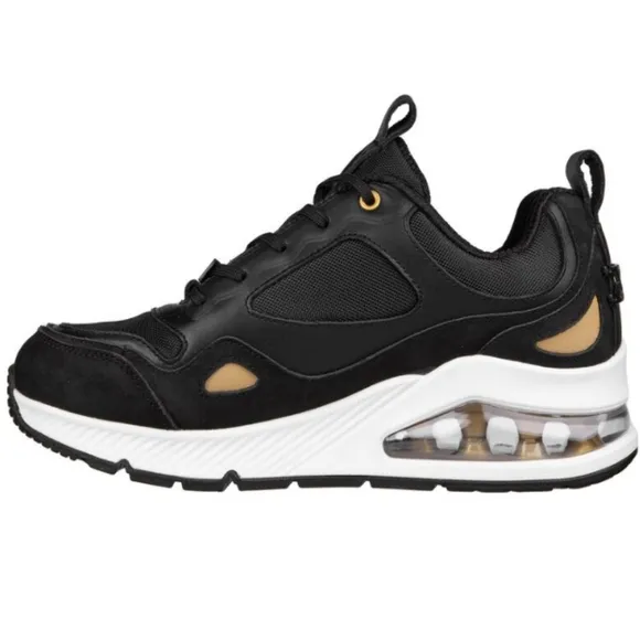 🆕 Skechers Uno 2 Gold Bars 30th Anniversary Los Angeles Leather Shoes Men’s 7.5