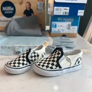 🖤 🤍 Toddler Checkered Vans