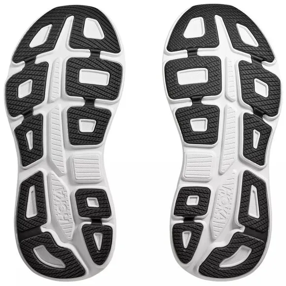 1086 HOKA Women's Bondi 9 Running Shoes Color Black_White