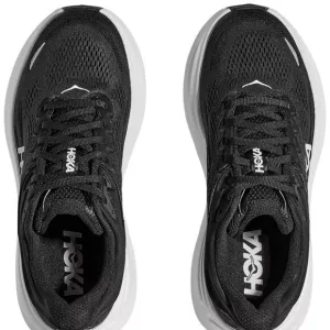1086 HOKA Women's Bondi 9 Running Shoes Color Black_White