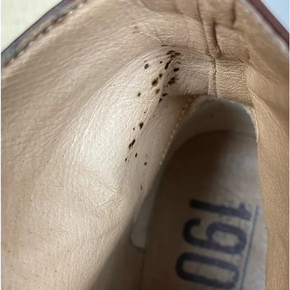 1901 Aberdeen Wingtip Ankle Boots Lug Soles Leather Lace up Mess Brown