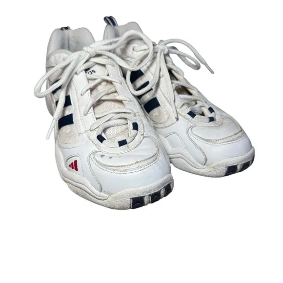 1999‎ Adidas Vintage Rare Sneakers 90s White Size US 9 UK 7.5 Tennis Shoes