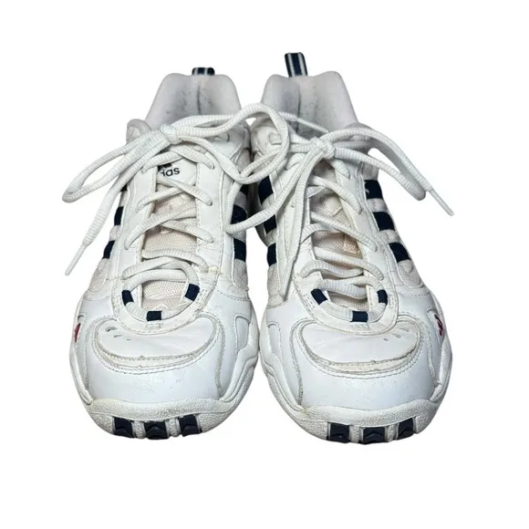1999‎ Adidas Vintage Rare Sneakers 90s White Size US 9 UK 7.5 Tennis Shoes