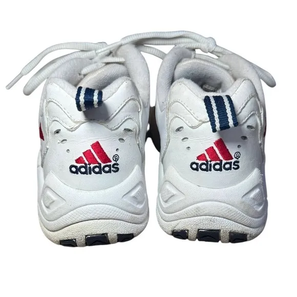 1999‎ Adidas Vintage Rare Sneakers 90s White Size US 9 UK 7.5 Tennis Shoes