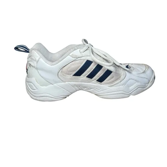 1999‎ Adidas Vintage Rare Sneakers 90s White Size US 9 UK 7.5 Tennis Shoes