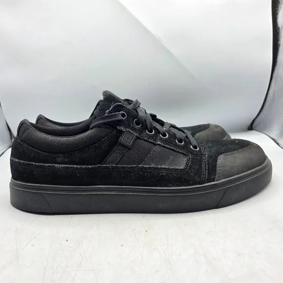 5.11 Tactical Norris Low Mens Size 11 Triple Black Sneaker Shoes Vibram WorkWear