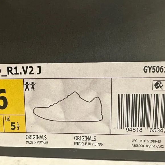 6Y Adidas Kids NMD Neon Yellow Sneakers