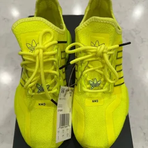 6Y Adidas Kids NMD Neon Yellow Sneakers