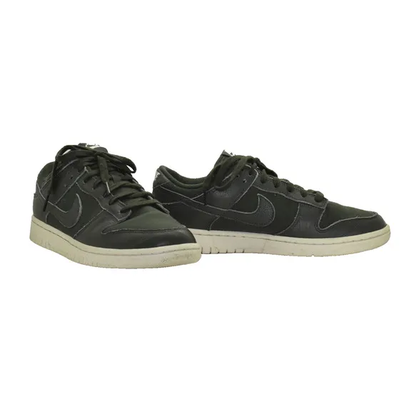 A8 Auth NIKE Dunk Low Retro PRM Sequoia Leather/Canvas Shoes DZ2538-300 Size 9