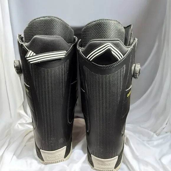 Adidas Acerra ADV Gold Level Snowboard Boots Mens 11 BOA Dual Zone Black White