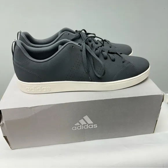 Adidas advantage Men's 14 Gray Sneakers tennis shoes