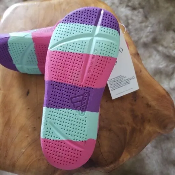 ADIDAS AltaVenture I Toddler Girls Swim Ready Sandals in Pink/Purple/Mint NEW