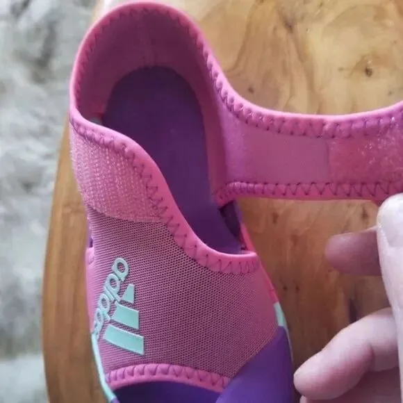 ADIDAS AltaVenture I Toddler Girls Swim Ready Sandals in Pink/Purple/Mint NEW