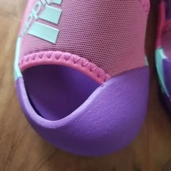 ADIDAS AltaVenture I Toddler Girls Swim Ready Sandals in Pink/Purple/Mint NEW