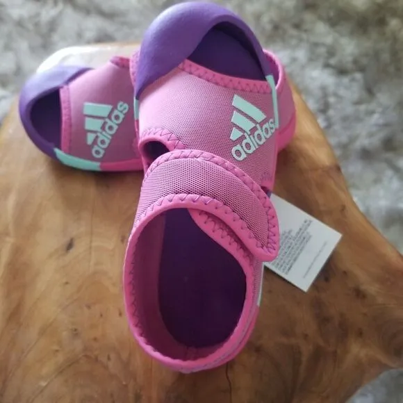ADIDAS AltaVenture I Toddler Girls Swim Ready Sandals in Pink/Purple/Mint NEW