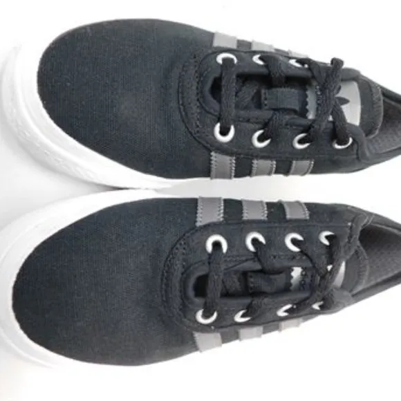 Adidas Black Canvas Shoes Women Size 5
