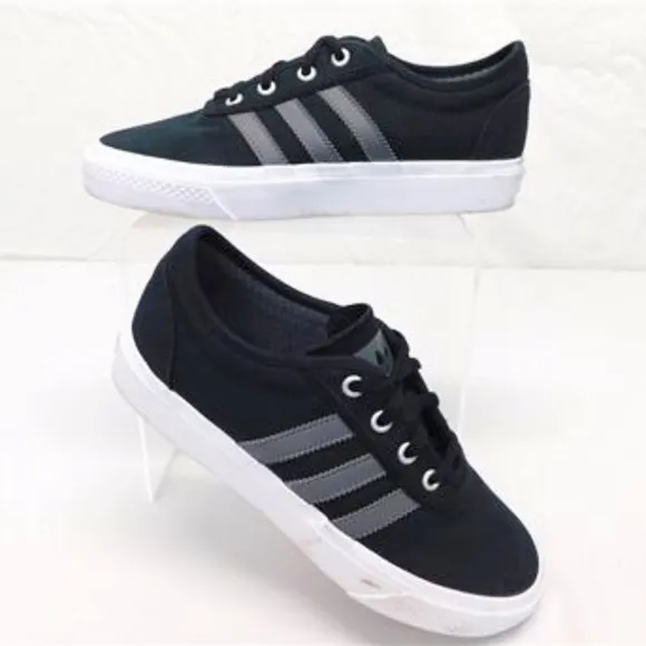 Adidas Black Canvas Shoes Women Size 5