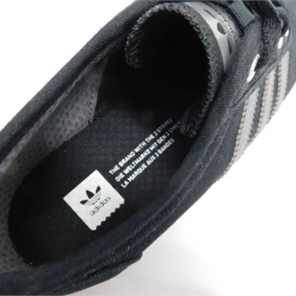 Adidas Black Canvas Shoes Women Size 5