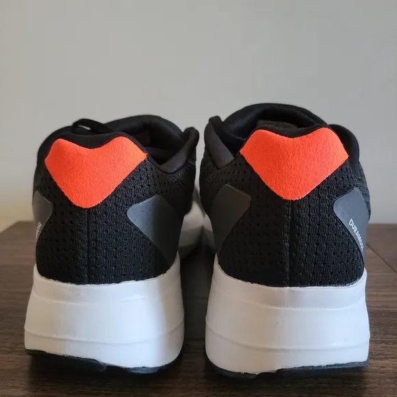 Adidas Duramo SL Running Shoes Mens Size 7.5 Black Orange Gray IF9483