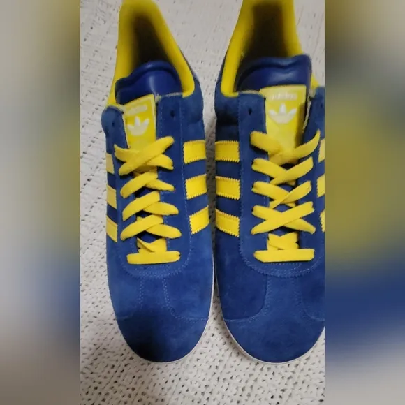 Adidas GAZELLE ARSENAL SHOES Suede Blue/Gold Size 11