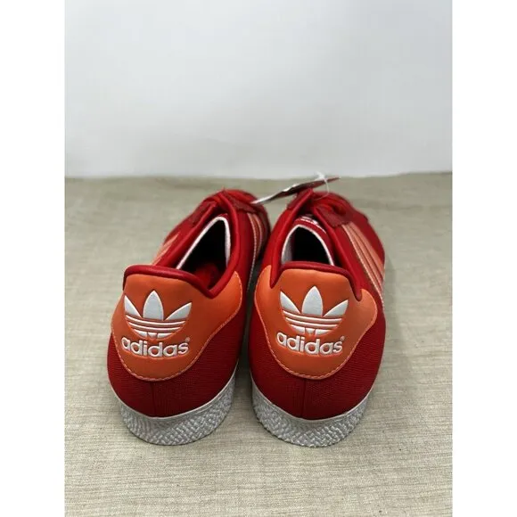 Adidas Gazelle II Originals Red Orange Suede Sneakers Men’s Size 11.5D Shoes