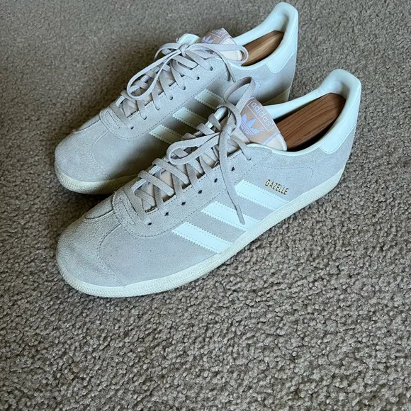 Adidas Gazelle Shoes Originals Sneakers Wonder gray /Off WhiteIG5796 Size US 9,5