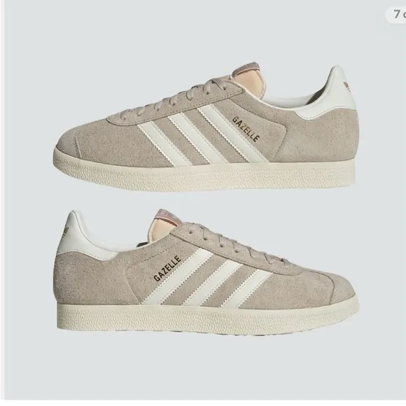 Adidas Gazelle Shoes Originals Sneakers Wonder gray /Off WhiteIG5796 Size US 9,5