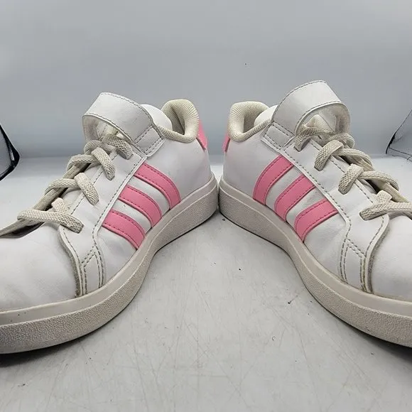 Adidas Grand Court Minnie Girls 2.5 White Pink Sneaker Shoe Casual School GY6629