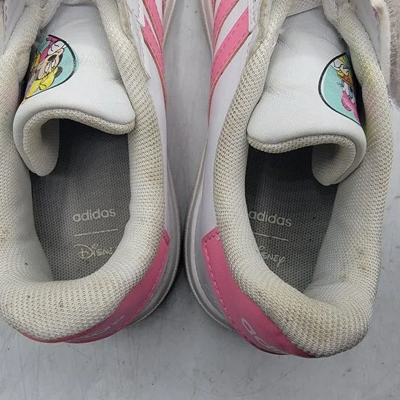 Adidas Grand Court Minnie Girls 2.5 White Pink Sneaker Shoe Casual School GY6629