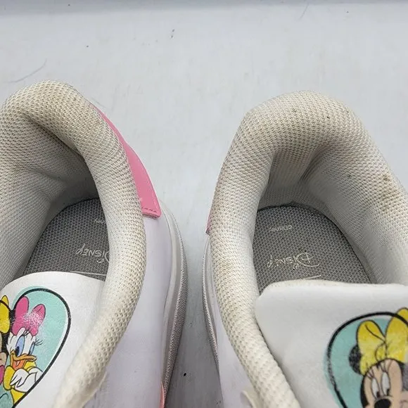 Adidas Grand Court Minnie Girls 2.5 White Pink Sneaker Shoe Casual School GY6629