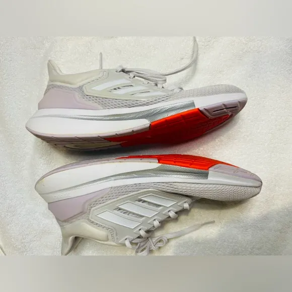 adidas Gray and Orange Athletic Shoes