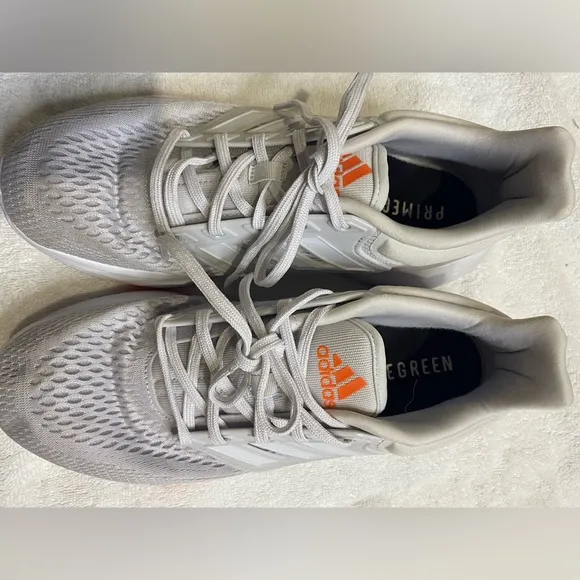 adidas Gray and Orange Athletic Shoes