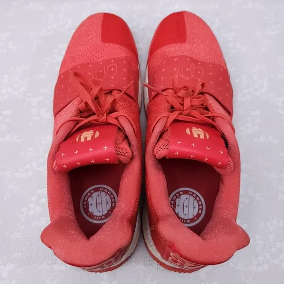 ADIDAS Harden XIII Vol 3 Lucky XIII Men's Athletic Shoes US 14 Coral