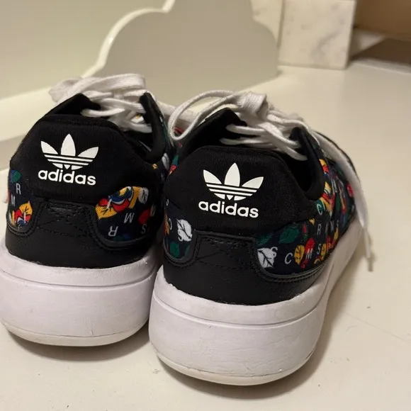 Adidas Her Court Originals Women's Casual Shoes Black GW8569 In good condition