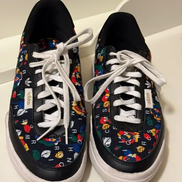 Adidas Her Court Originals Women's Casual Shoes Black GW8569 In good condition