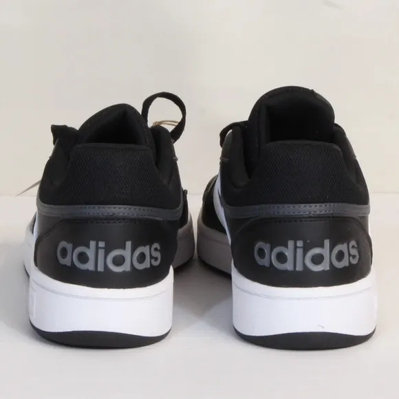 Adidas Hoops 3.0 Black White Low Top Shoe NWT