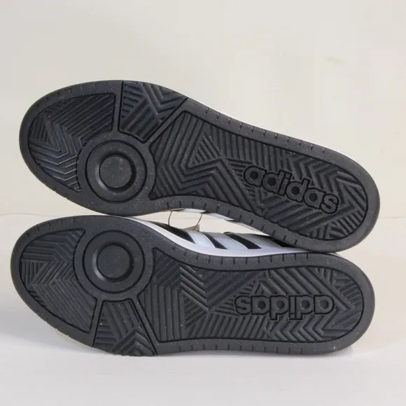 Adidas Hoops 3.0 Black White Low Top Shoe NWT