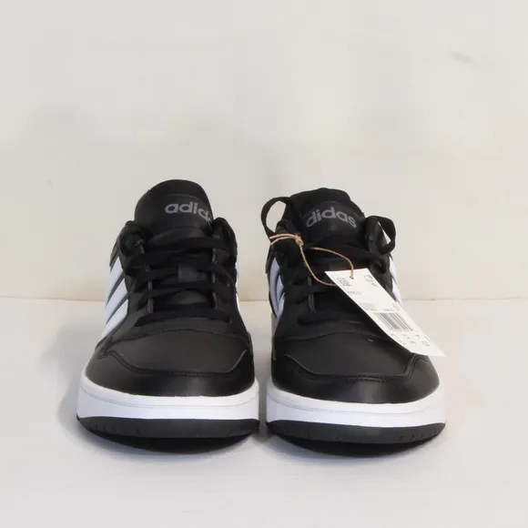 Adidas Hoops 3.0 Black White Low Top Shoe NWT