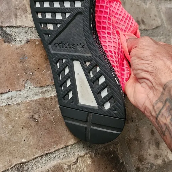 Adidas Kid's Pink Mesh Sneakers