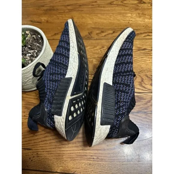 ADIDAS Lace Up  Mens  Sneakers Shoes Casual   Size 9.5 Blue,Purple, Black.