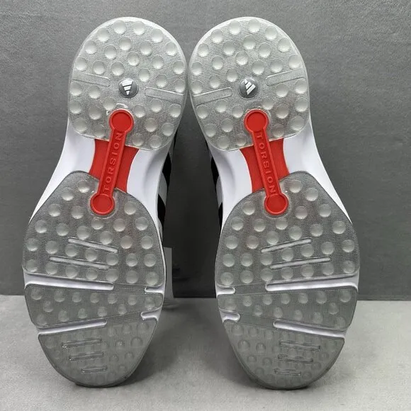 adidas MC-Z Traxion Mens Golf Shoes White Leather Spikeless Lace-Up NEW