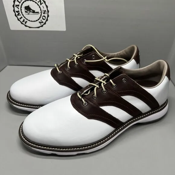 Adidas MC Z-Traxion White/Brown Golf Men's Shoes IG0910 Size 12 NEW